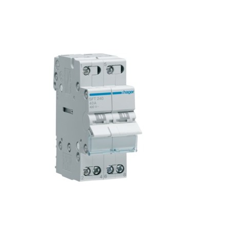 inverseur 2P 40A, amont,I-0-II - COMMANDE SIGNAL  HAGER SFT240