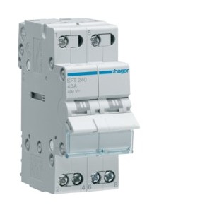 inverseur 2P 40A, amont,I-0-II - COMMANDE SIGNAL  HAGER SFT240