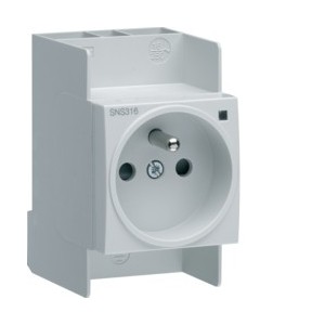 PC 16A 2P+T voyant SanVis (FR) - COMMANDE SIGNAL  HAGER SNS316