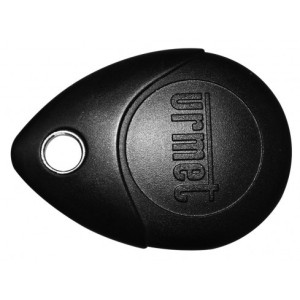 Clé de proximité résident noire avec oeillet métallique - URMET MEMOPROX