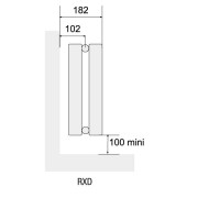 Radiateur chauffage central ACOVA CLARIAN Horizontal Double 2804W RXD04-070-140