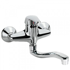 Mitigeur évier mural  200 mm - TRES 17032002