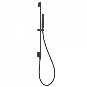 Barre coulissante avec prise d’eau au mur Ø 14 mm. Long. 760 mm. Douchette anticalcaire. Flexible. - TRES 03493201NM