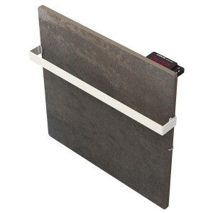 Sèche-serviettes à inertie TACTILO Carré Terre Lunaire 800W - Valderoma TL08BSA