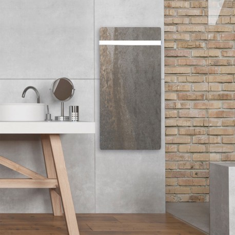 Sèche-serviettes électrique à inertie TACTILO Valderoma