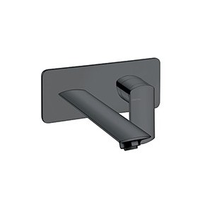 LAVABO MURAL PROFILO  AVEC PLAQUE DROIT BEC 22.5 UP&D BLACK MAT - CRISTINA ONDYNA PF25813
