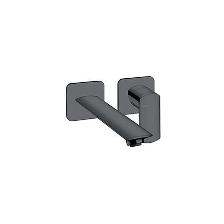 LAVABO MURAL PROFILO  AVEC ROSACE DROIT BEC 22.5 UP&D BLACK MAT - CRISTINA ONDYNA PF25913