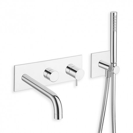FACADE EXTERNE TRIVERDE BAIN DOUCHE MURAL 3 SORTIES SS MECA EX TV110 - CRISTINA ONDYNA TV10351