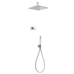 Kit de douche thermostatique électronique et encastré (2 voies) SHOWER TECHNOLOGY - TRES 09286564