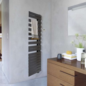 Sèche-serviette ACOVA -  Fassane Spa Twist asymétrique à droite electrique 1000W - TFRT100-055/GF
