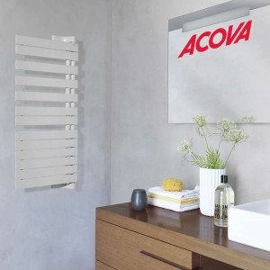 Sèche-serviette Chauffage central ACOVA -  Fassane Spa Twist asymétrique à droite 429W - FRT081-055