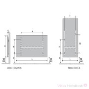 Radiateur Atlantic IRISIUM SERENITY  Horizontal Connecté et Intelligent 