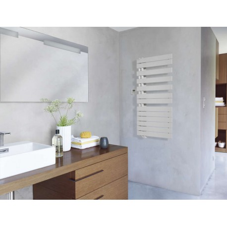 Sèche-serviette ACOVA -  Fassane Spa Twist asymétrique à gauche electrique 500W - TFLT050-055/GF