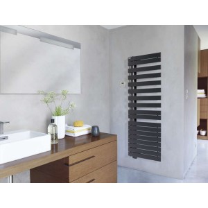 Sèche-serviette ACOVA -  Fassane Spa Twist asymétrique à gauche electrique 500W - TFLT050-055/GF