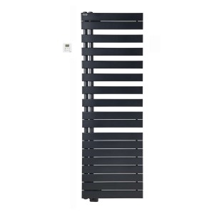 Sèche-serviette ACOVA -  Fassane Spa Twist asymétrique à gauche electrique 500W - TFLT050-055/GF