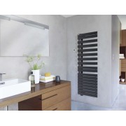 Sèche-serviette ACOVA -  Fassane Spa Twist asymétrique à gauche electrique 1000W - TFLT100-055/GF