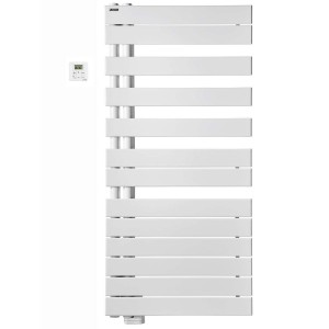 Sèche-serviette ACOVA -  Fassane Spa Twist asymétrique à gauche electrique 1000W - TFLT100-055/GF