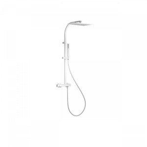 Kit anticalcaire · Douche fixe de 320x220 mm. à rotule.
· Douchette anticalcaire.
· Flexible. - TRES 20219101BM Kit anticalcaire