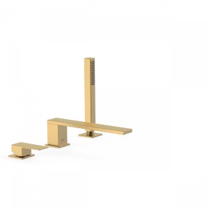 Mitigeur bain d’étagère 
avec douchette anticalcaire.
· Débit : 3 bar – 13 l/min  - TRES 00616103OM Mitigeur bain d’étagère 
ave