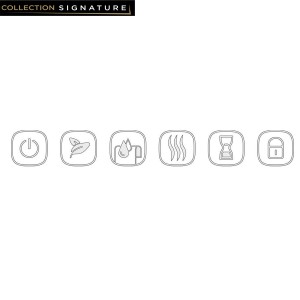 Sèche-serviette ACOVA Versus Noir electrique 600W VSB-150-048