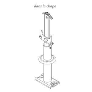 Pieds de soutien dans la chape RADSON pour modèle PLINTHE - 9010196203