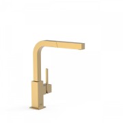 Mitigeur évier avec bec extractible Or Mat TOP TRES COLOR  - TRES 006437OM Mitigeur évier avec bec extractible Or Mat TOP TRES C