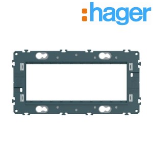 Support 5 modules entraxe 71mm GALLERY HAGER WXA455