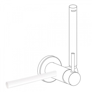 Porte‑serviettes accessoires
180 mm. (pour réf.: 34.123, 34.122, 205.223.01, 205  - TRES 03412401BM Porte‑serviettes accessoires