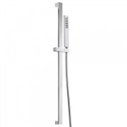 Kit barre‑douche avec flexible satin Chromé PROJECT-SLIM - TRES 03452702 Kit barre‑douche avec flexible satin Chromé PROJECT-SLI