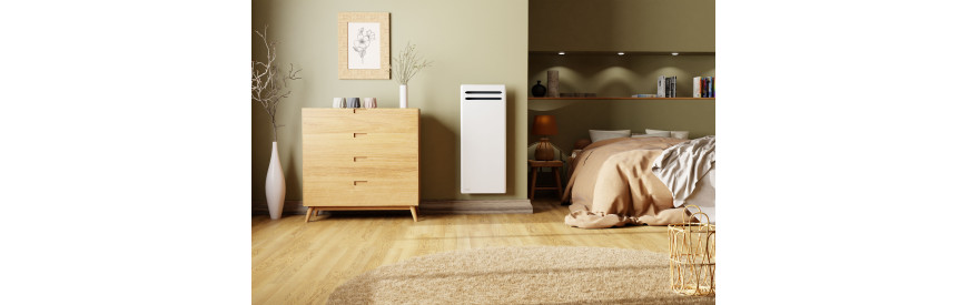 Radiateur electrique aluminium vertical Sensual Nativ Intuis