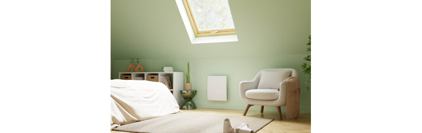 Radiateur électrique double corps de chauffe Etic Nativ Intuis