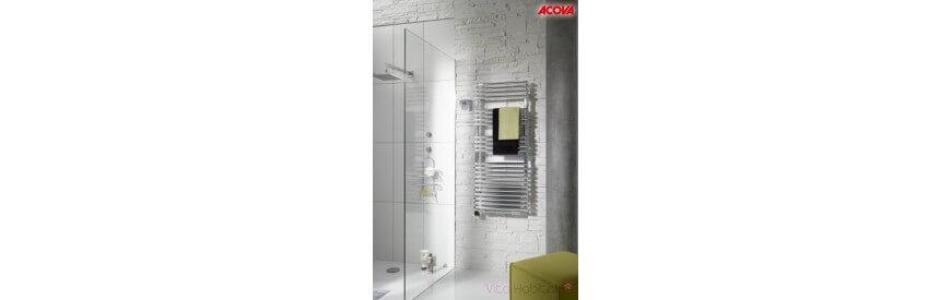 Radiateur sèche-serviette électrique Acova CALA + Air chromé