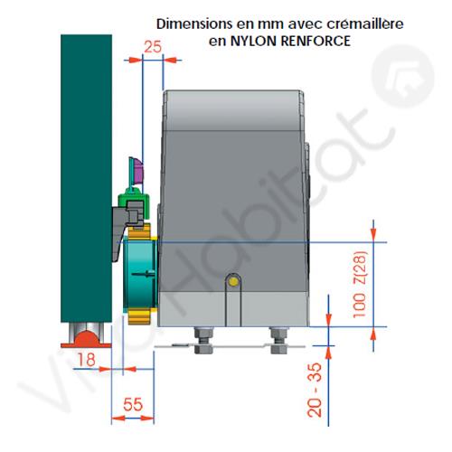 Croquis installation cyclo C720 Faac Croquis installation cyclo C720 Faac